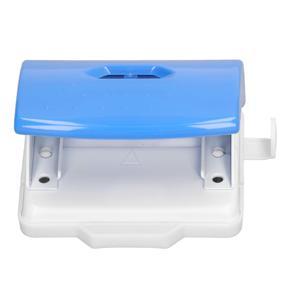 Himeng La Hole Punch Blue 2 Multifunction Bracket Puncher With Ruler for Office Loose Leaf Handbook Student Stationery