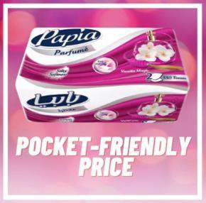 PAPIA FACIAL VANILLA PERFUMED TISSUES ( 2 ply / 550 Sheets ) in ECONOMICAL PRICE