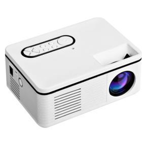 S361 Portable Mini LED 320X240 Pixels 600 Lumens Projector Home Media Player Built-in Speaker-EU Plug