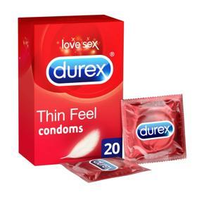 NEw Durex Condoms Thin Feel [1box][6pack][18pcs]