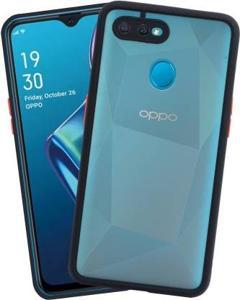 OPPO A12 Translucent Matte Cover (Shockproof And Anti-Drop Protection) Smoky Frosted Case