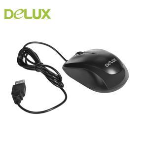 Professional DeM131 USB Wired Mouse Optical Mouse Ergonomic Universal Mice - black