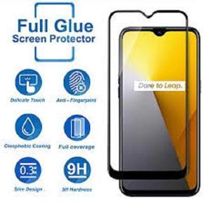 Realme 3 Pro Tempered Glass Screen Protector 5D/6D/9D/11D Tempered Glass For (Edge To Edge) Oppo Realme 3 Pro - Black