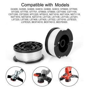 Trimmer Spool for BLACK+DECKER-4 x AF-100-3ZP replacement trimmer spools
1 x RC-100-P cap
1 x RC-100-P spring-As Shown