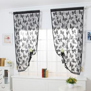 Door Window Butterfly Pattern String Curtain Home Room Modern Divider Drape