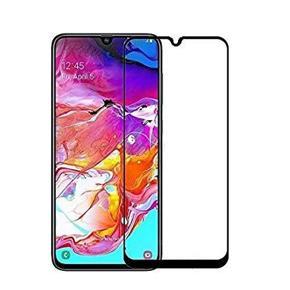 Samsung Galaxy A70 Tempered Glass Protector 6D Transparent-Black