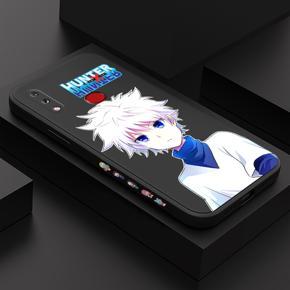 Hontinga for Samsung Galaxy A10S Back Cover Cartoon Anime Cute Killua Side Design Case Square Edge Liquid Silicone Phone Case