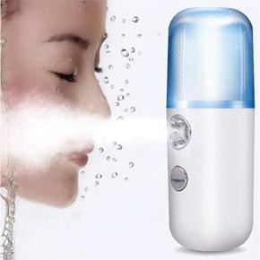 Moisturizing Dual Purpose Mini Face Cool Mist Humidifier Facial Steam Machine, Portable Mist Sprayer Handy Nano Facial Sprayer - Humidifier