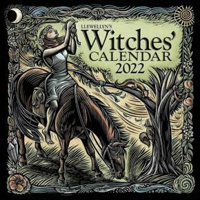 ARELENE 2022 the Witches Calendar Poste Illustrated Wall Calendar Retro Style Art Wall Calendar Work Calendar Home Wall Decor