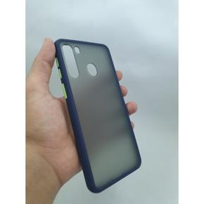 Samsung Galaxy A21 Translucent Smoky Matte Cover (Shockproof And Anti-Drop Protection) Frosted Case