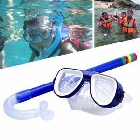 Children Swimming Goggles Breathing tube Beach Pool Sea Diving Use for Kid Few Colors - intl