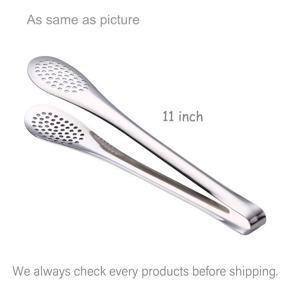 (11inch) Length Stainless Steel Food Clip - Silver food clips