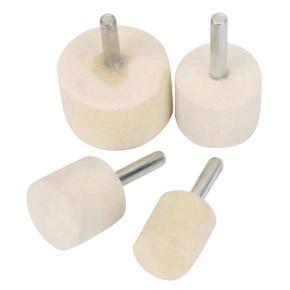 5 Set of Cerium Oxide Powder + 4Pcs Wool Felt Polishing Buffing Wheel Durable