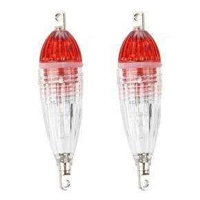 XHHDQES 2X Fishing Lure Of LED Flashing Light in Water