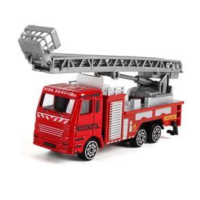 Alloy inertia truck Ladder Truck Metal Alloy Model Car Gift For Kids