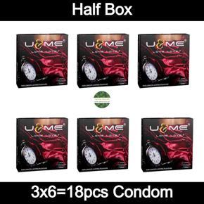 U&Me Condom - Long Love Half Box (6packs contains 18pcs Condom)