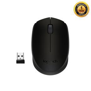Logitech M170 Wireless Mouse, 2.4 GHz with USB Nano Receiver, Optical Tracking, 12-Months Battery Life, Ambidextrous, PC / Mac / Laptop