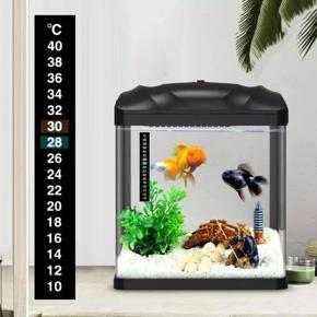 Aquarium Fish Tank Thermometer Temp Meter Fridge Temperature Sticker Dual Scale Stick-on Parts