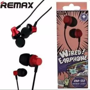 Remax Earphone Rm 512 [100% Original ] New Version 2019