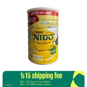 Nestle NIDO Fortigrow Full Cream Milk Powder Tin (100g Free) - 1KG
