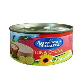 American Natural Tuna Chunk in Sunflower Oil - 185g