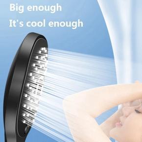 Shower Head 3 Modes G1/2 Universal Interface Adjustable ABS Water-Saving Large Outlut Nozzle Hand-Held Bath Faucets -2