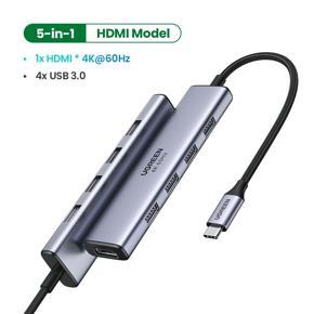 UGREEN USB HUB 4K 60Hz USB C to HDMI 2.0 Adapter SD, Micro SD Card Reader with PD Charging Port For Macbook Air iPad Pro M1 Samsung S20