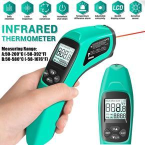 Mulitfunctional Handheld Non-Contact Digital Infrared Thermometer -50~580 ℃ Laser Temperature Meter Gun Digital LCD Laser Pyrometer IR Thermometer