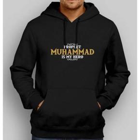 Black colour Islamic Write Hoodie for men Hoodies New Collecetions 2021