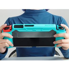 Game Console Case Protective Case Grip Shell Dockabel Case for Nintendo Switch OLED