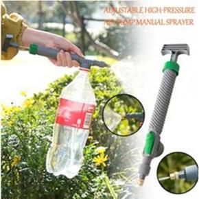 Garden Watering Tool High Pressure Air Pump Manual Sprayer Adjustable Drink Bottle Spray Head Nozzle