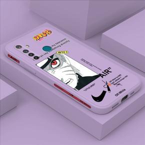 Hontinga for Realme 5 Pro Case Side Design New Anime Naruto for Boys Back Cover Soft Square Edge Pattern Liquid Silicone Trend Phone Cases