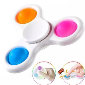 Push Pop Simple Dimple Popit Spinner Game Toy