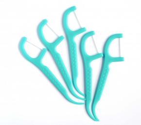 Dental Floss Tension Ultra Fine Teeth Gap Deep Clean Dental Floss Picks - 50 pcs