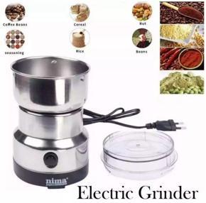 Nima Japan Imported High Quality Electric Stainless Steel Coffee Grinder-Bean-Nuts