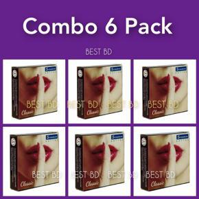 Sensation Classic Super Dotted Condoms ! Combo 6 Pack