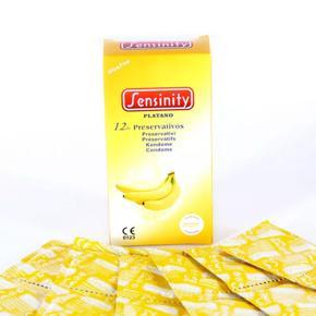 12 Pcs/ Banana Fruit Flavor Ultra Thin Condoms Intimate Condone Products Natural Rubber Latex Sleeve long-lasting For Men - Khushbu Fashion