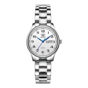 OLEVS Fashion Quartz Watch Stainless Steel Simple Temperament calendar Waterproof Watch for Women - 5567