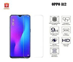 OPPO A12 Tempered Glass Screen Protector 2.5D 9H -Transparent