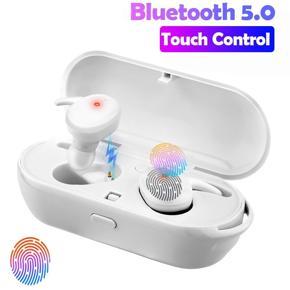 DASI TWS Wireless Bluetooth Headset Sport Stereo In Eer Earbuds oise Cancelling Headphone Mini Earphone for IOS Android Phone