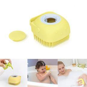 Silicone Bath Brush Body Shower Brush With Soap Dispenser Body Brush Body Scrubber Brush Bath and Body Shower Brush for Baby, Men and Women