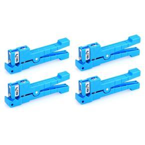 ARELENE 4Pcs Cable Stripper 45-163 Buffer Tube Stripper FTTH Perfect 45-163 Coaxial Cable Sheath Jacket Cutter