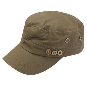 Men Women Classic Army Plain Vintage Hat Cadet Military Baseball Adjustable Cap black - Army green