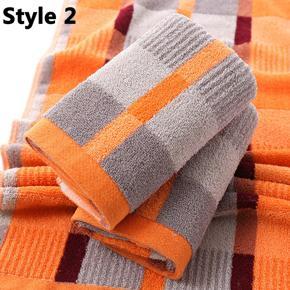 Home Accessories Soft Cotton Large Check Hand Bath Bathroom Towel Washcloth