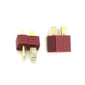 T Plug Male & Female Deans Connectors Style for RC LiPo Battery  T Style Female Male Connector for RC Lipo Battery Non-slip ESC RC Helicopter