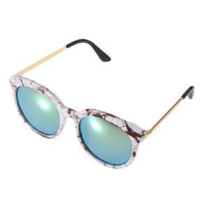 Sk-1225 Sookie Zebrawood Frame UV 400 Polarizing Sunglasses Man Woman Eyewear blue film