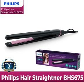 Philips BHS675 Hair Straightener with Adjustable Temperature