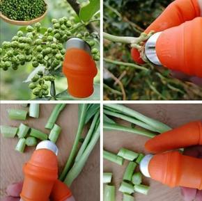 Silicone Vegetable And Fruits Thumb Cutter Finger cutter 6 in 1