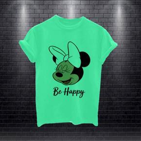 Ladies Pest Be Happy Half Sleeve T-shirt