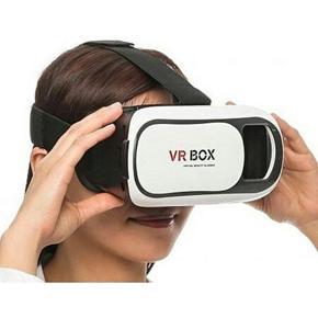 VR BOX 2 Virtual Reality 3D Glasses for Smartphones - White and Black